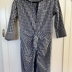 Gap Gingham Shirtdress Sarah Jessica Parker style